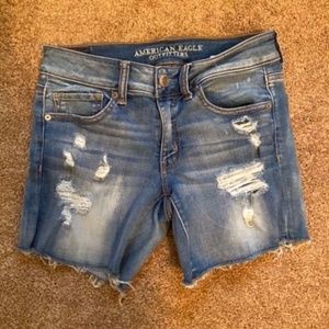 American Eagle Denim Shorts- Size 6